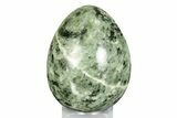 Polished Green Quartz Egg - Madagascar #246008-1